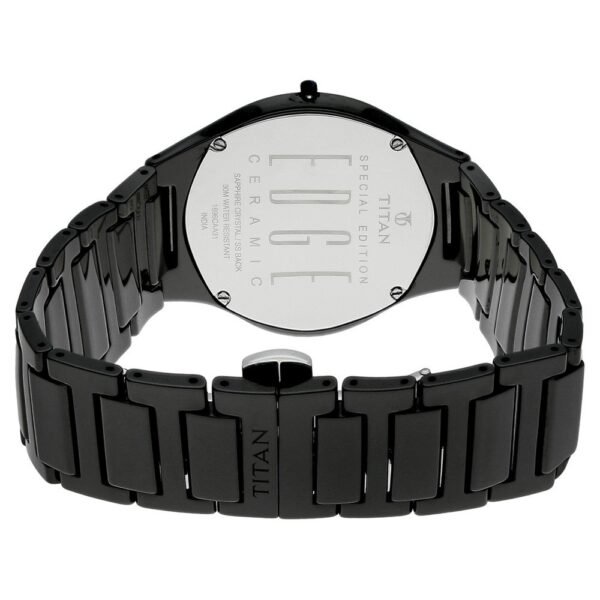 Titan Edge Ceramic Analog Black Dial Men's Watch - Image 4