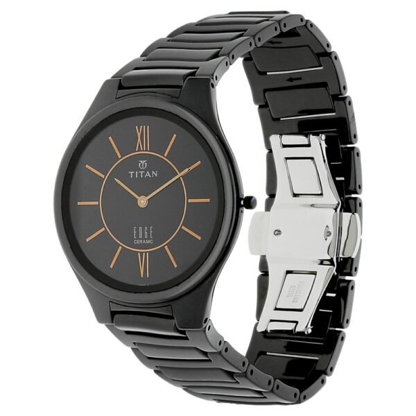 Titan Edge Ceramic Analog Black Dial Men's Watch - Image 3