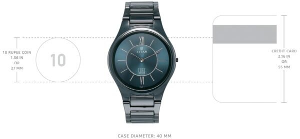 Titan Fashion Analog Blue Dial Men's Watch - Image 2